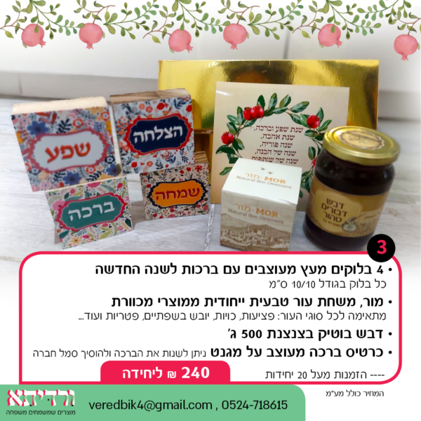 מארז מתנה לראש השנה 3